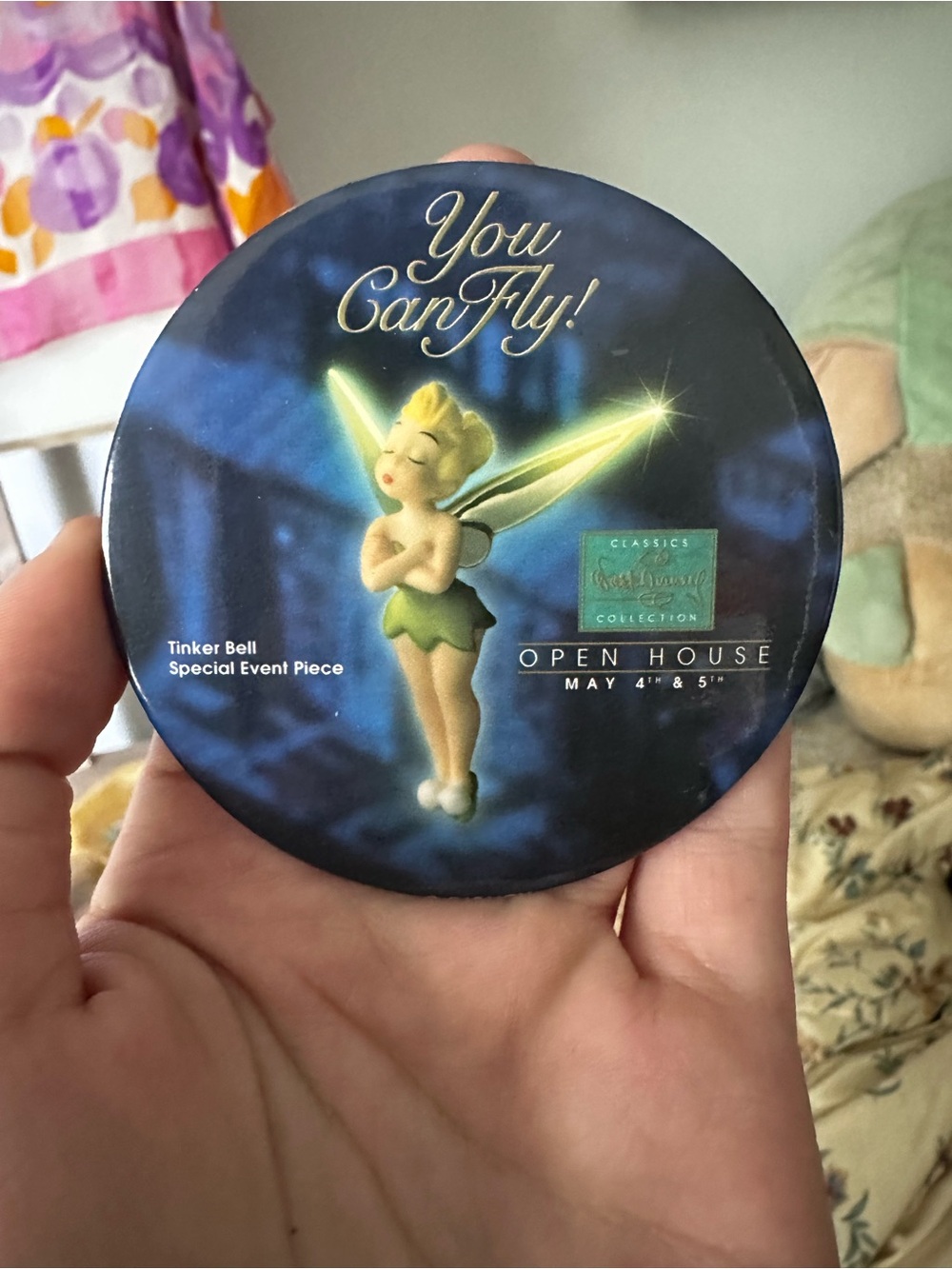 Tinker Bell 'You Can Fly!' Collectible Pin - Open House 1996